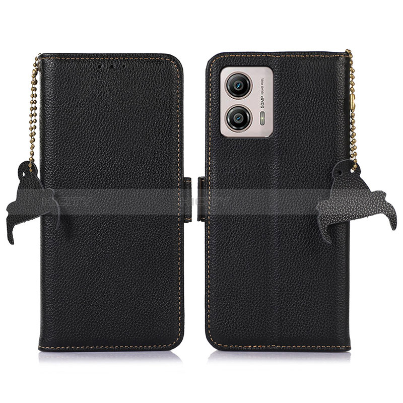 Custodia Portafoglio In Pelle Cover con Supporto A10D per Motorola Moto G53 5G