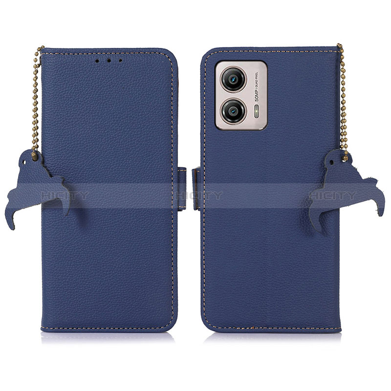 Custodia Portafoglio In Pelle Cover con Supporto A10D per Motorola Moto G53 5G