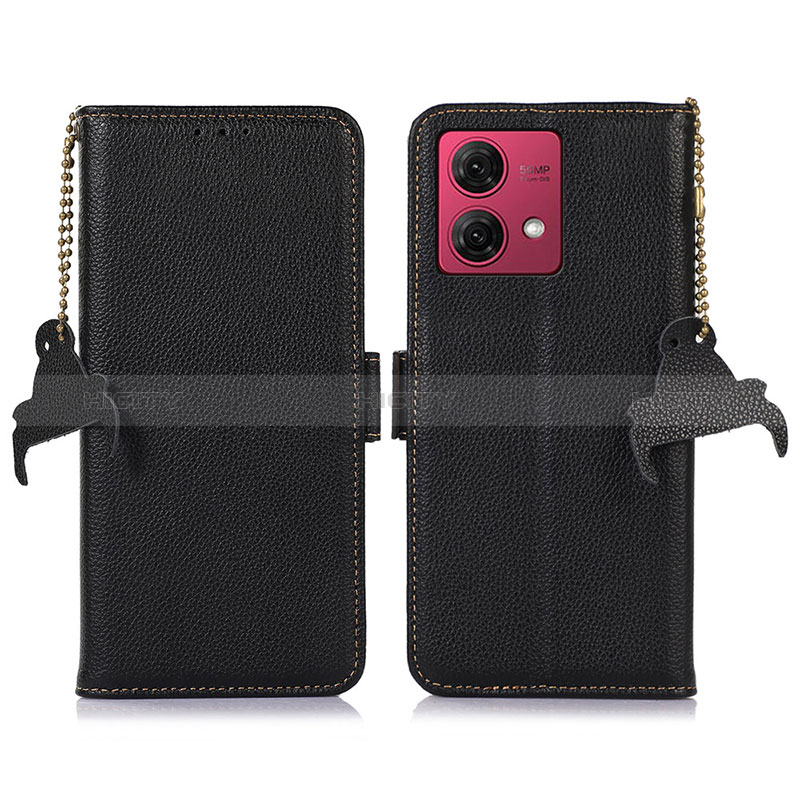 Custodia Portafoglio In Pelle Cover con Supporto A10D per Motorola Moto G84 5G