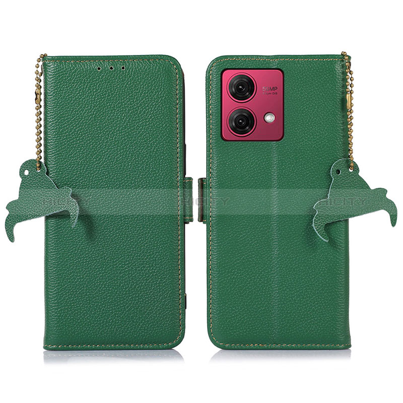 Custodia Portafoglio In Pelle Cover con Supporto A10D per Motorola Moto G84 5G