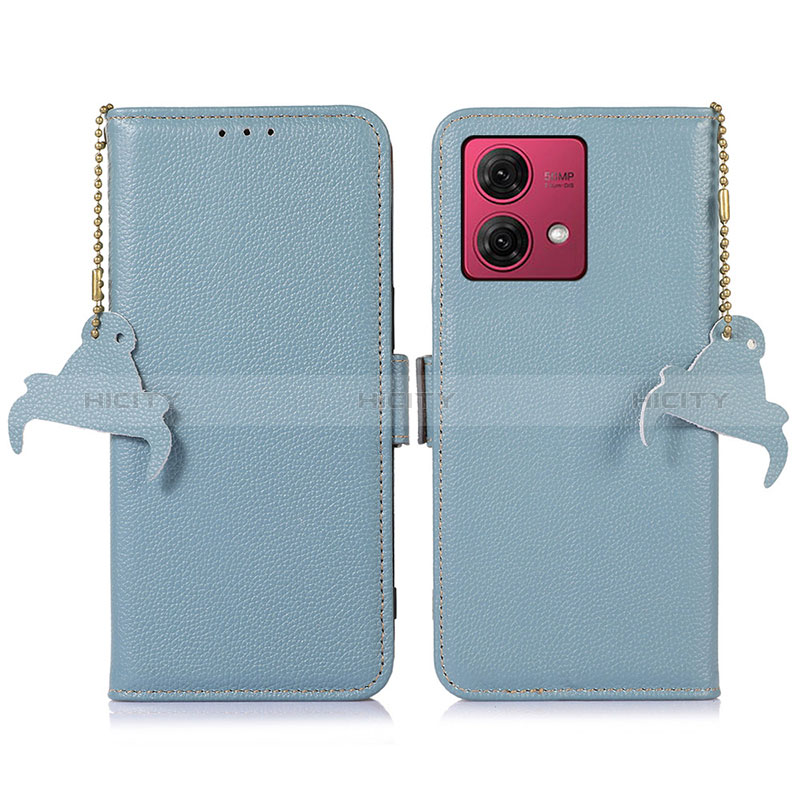 Custodia Portafoglio In Pelle Cover con Supporto A10D per Motorola Moto G84 5G