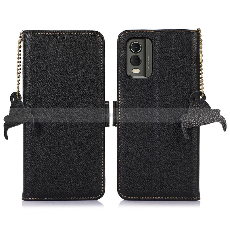 Custodia Portafoglio In Pelle Cover con Supporto A10D per Nokia C210