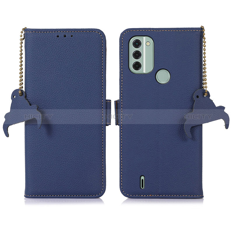 Custodia Portafoglio In Pelle Cover con Supporto A10D per Nokia C31