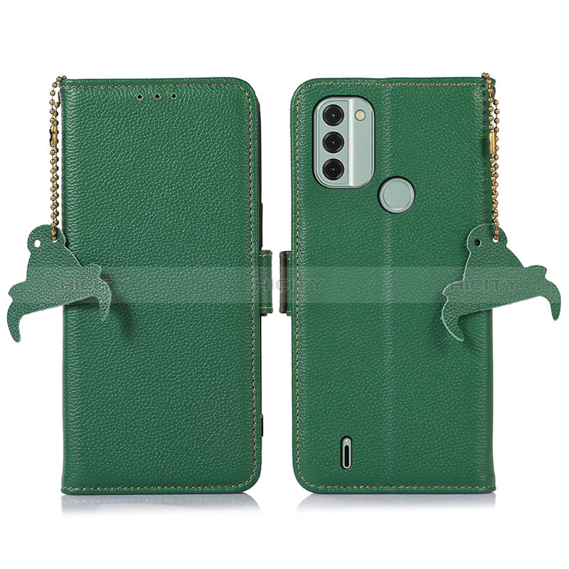 Custodia Portafoglio In Pelle Cover con Supporto A10D per Nokia C31