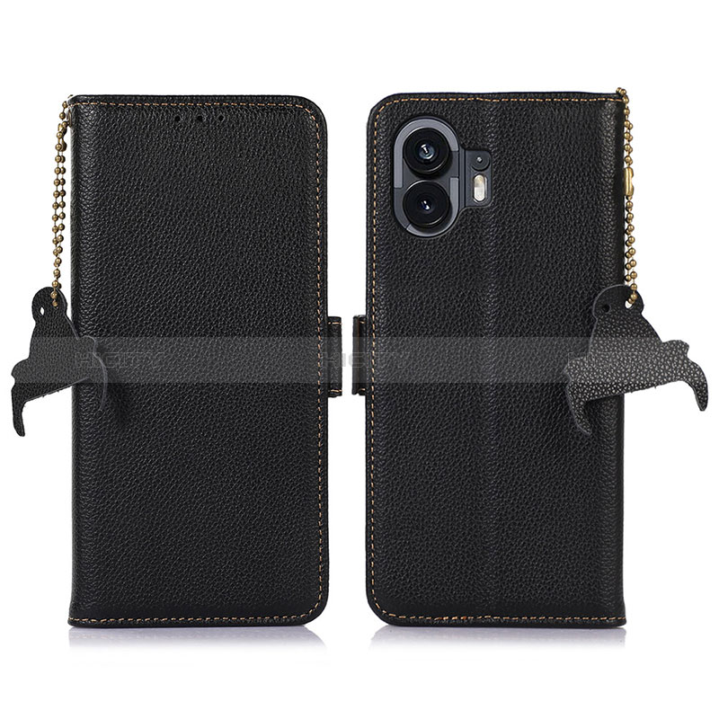 Custodia Portafoglio In Pelle Cover con Supporto A10D per Nothing Phone 2