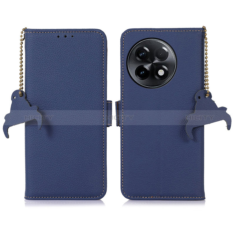 Custodia Portafoglio In Pelle Cover con Supporto A10D per OnePlus 11R 5G Blu