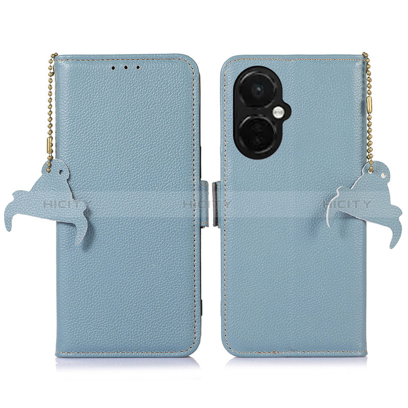 Custodia Portafoglio In Pelle Cover con Supporto A10D per OnePlus Nord CE 3 Lite 5G Azzurro