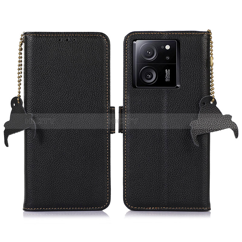 Custodia Portafoglio In Pelle Cover con Supporto A10D per Xiaomi Mi 13T 5G Nero