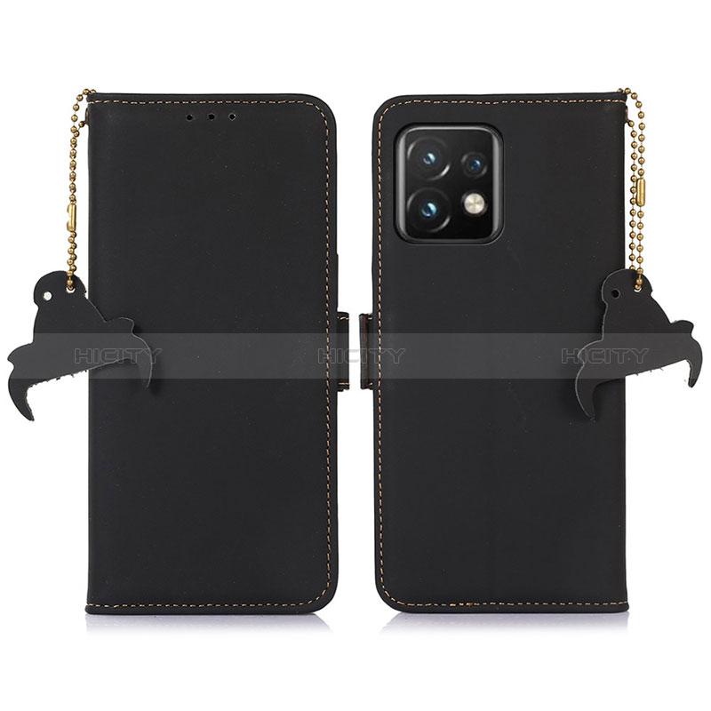 Custodia Portafoglio In Pelle Cover con Supporto A11D per Motorola Moto Edge 40 Pro 5G Nero