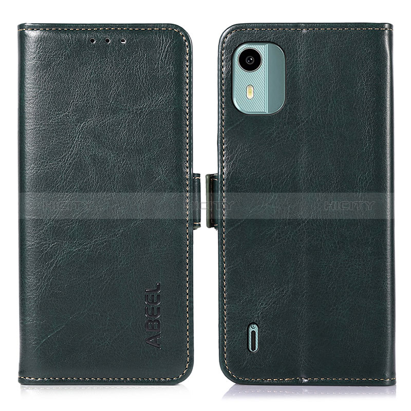 Custodia Portafoglio In Pelle Cover con Supporto A11D per Nokia C12 Plus