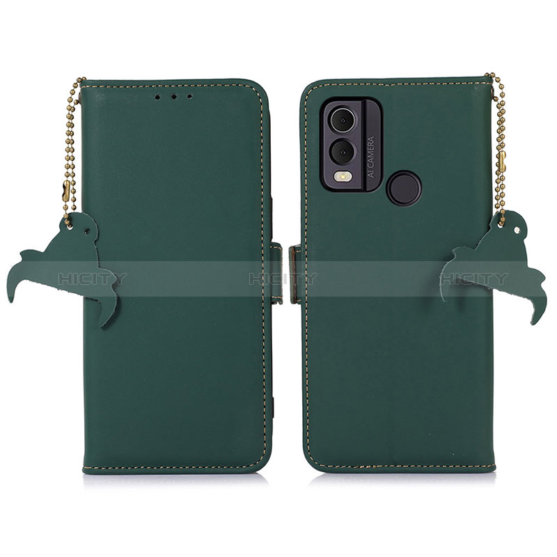 Custodia Portafoglio In Pelle Cover con Supporto A11D per Nokia C22