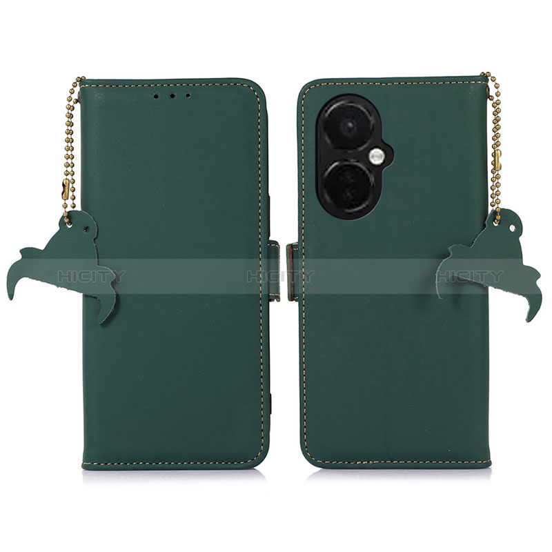 Custodia Portafoglio In Pelle Cover con Supporto A11D per OnePlus Nord CE 3 5G Verde