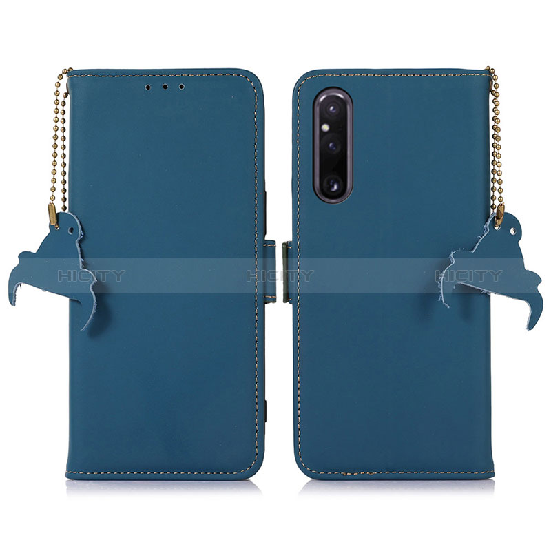 Custodia Portafoglio In Pelle Cover con Supporto A11D per Sony Xperia 1 V