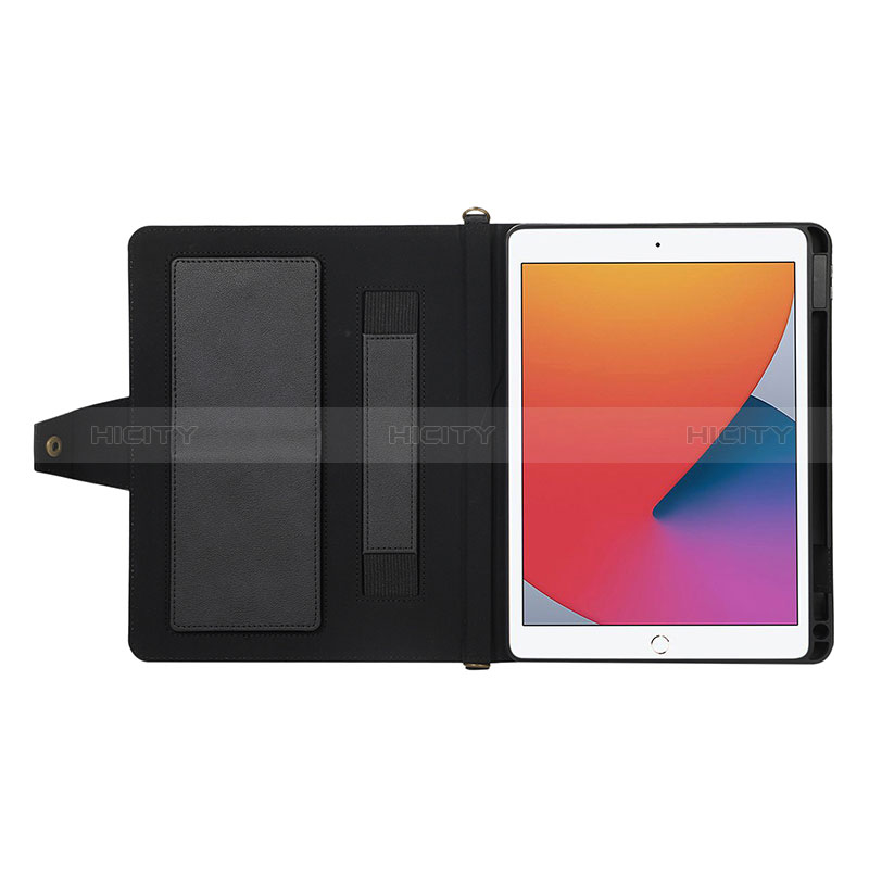 Custodia Portafoglio In Pelle Cover con Supporto AD1 per Apple iPad 10.2 (2019)