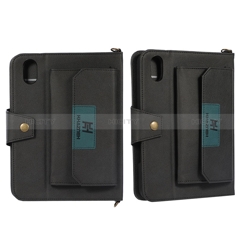 Custodia Portafoglio In Pelle Cover con Supporto AD1 per Apple iPad Mini 6