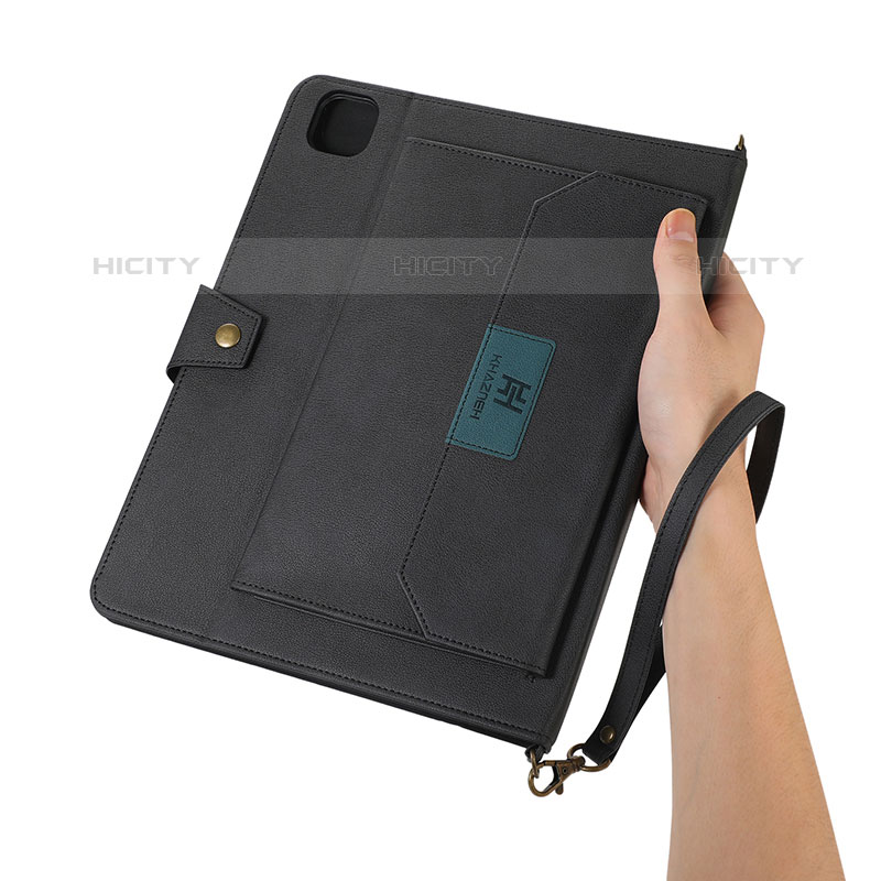 Custodia Portafoglio In Pelle Cover con Supporto AD1 per Apple iPad Pro 11 (2021)