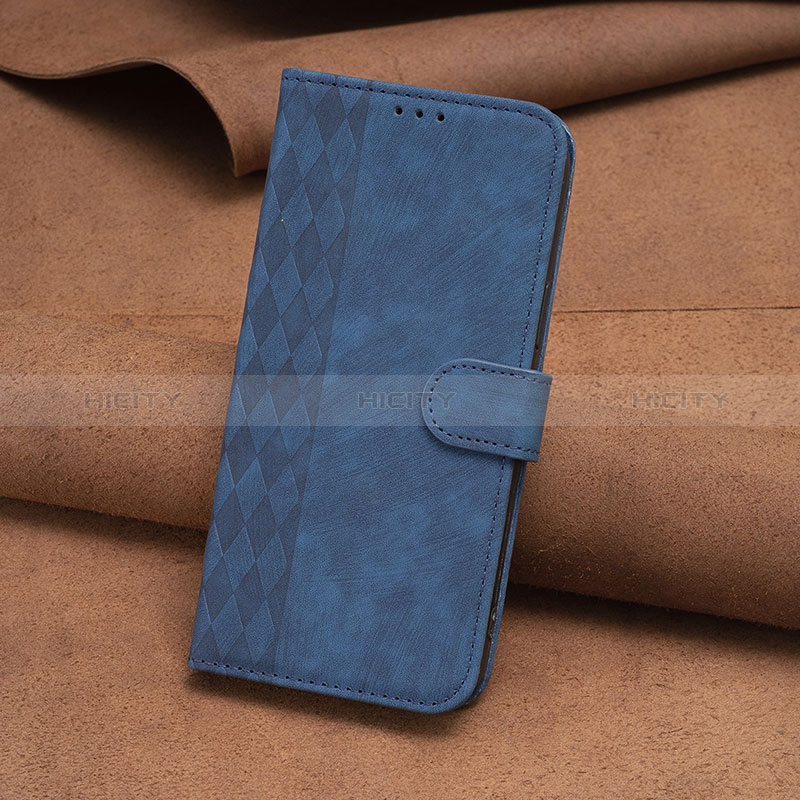 Custodia Portafoglio In Pelle Cover con Supporto B01F per Motorola Moto G73 5G Blu