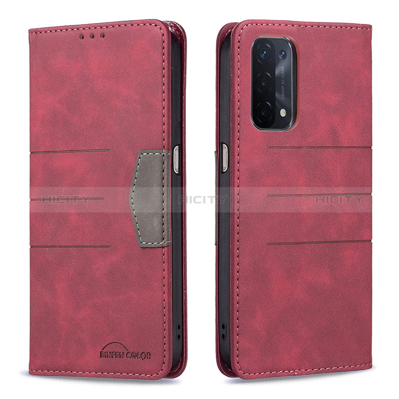 Custodia Portafoglio In Pelle Cover con Supporto B01F per Oppo A54 5G