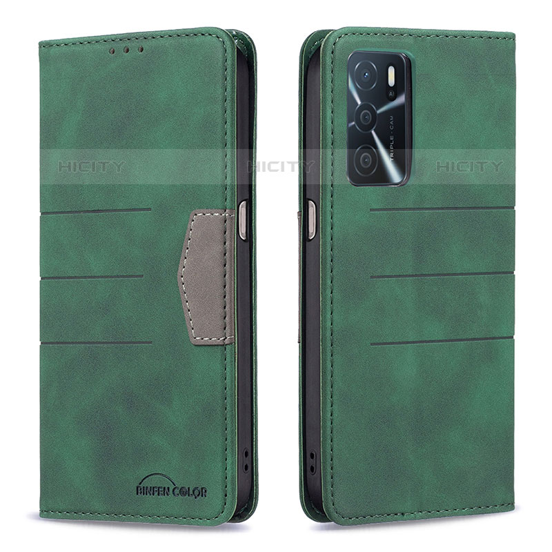 Custodia Portafoglio In Pelle Cover con Supporto B01F per Oppo A54s