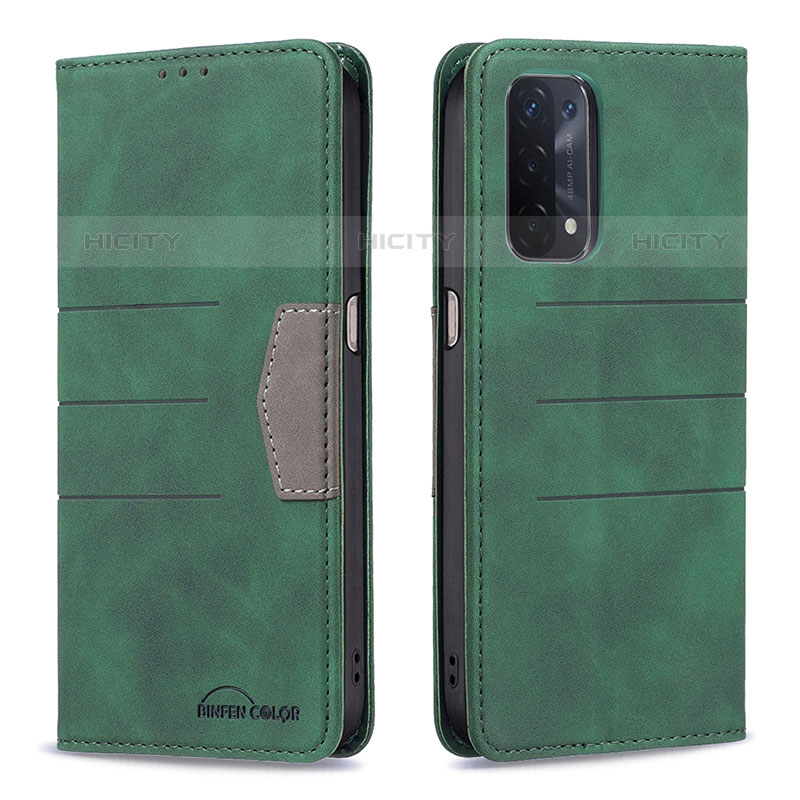 Custodia Portafoglio In Pelle Cover con Supporto B01F per Oppo A93 5G