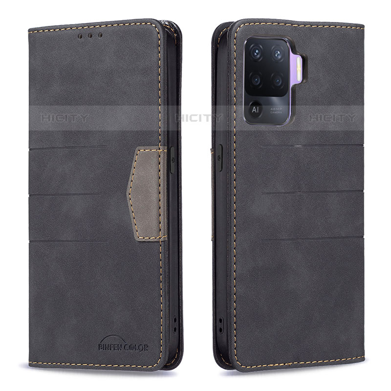 Custodia Portafoglio In Pelle Cover con Supporto B01F per Oppo A94 4G