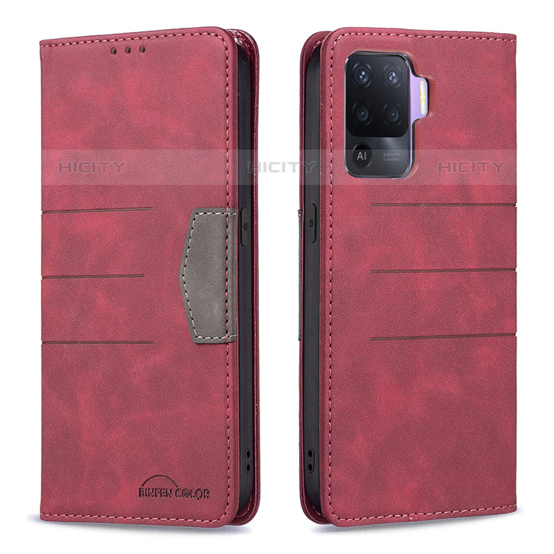 Custodia Portafoglio In Pelle Cover con Supporto B01F per Oppo A94 4G