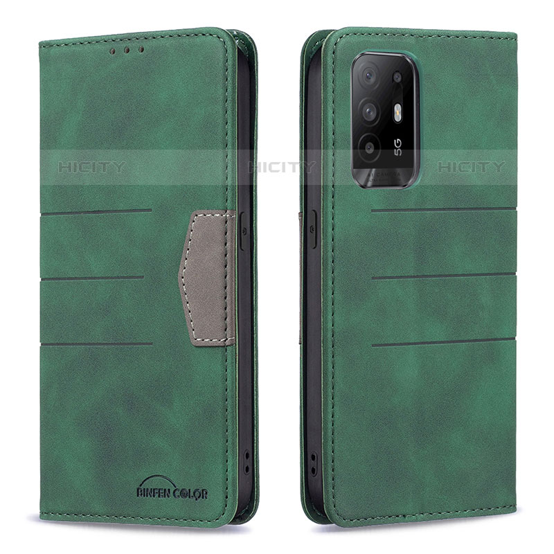 Custodia Portafoglio In Pelle Cover con Supporto B01F per Oppo A94 5G