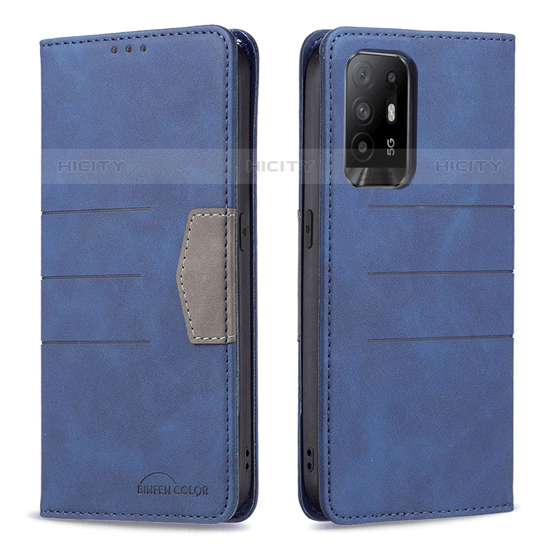 Custodia Portafoglio In Pelle Cover con Supporto B01F per Oppo A94 5G