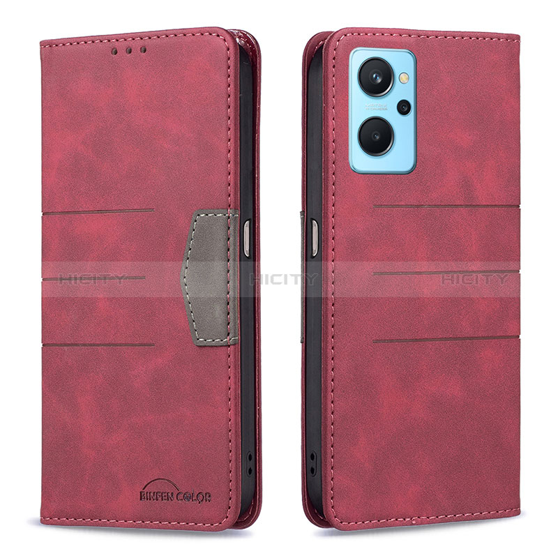 Custodia Portafoglio In Pelle Cover con Supporto B01F per Oppo A96 4G