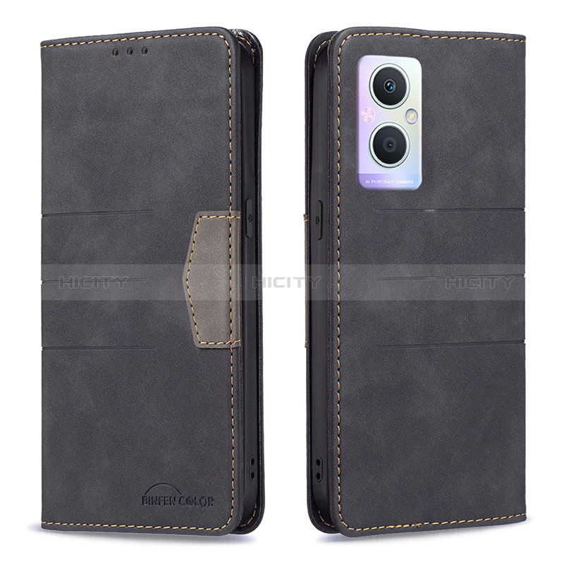 Custodia Portafoglio In Pelle Cover con Supporto B01F per Oppo A96 5G