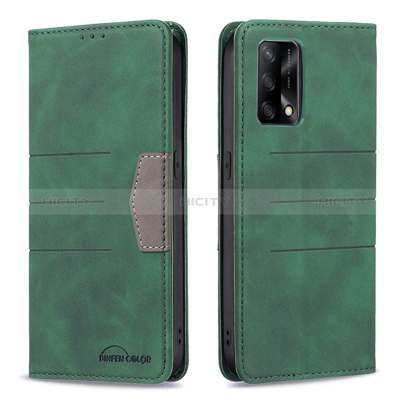 Custodia Portafoglio In Pelle Cover con Supporto B01F per Oppo F19s