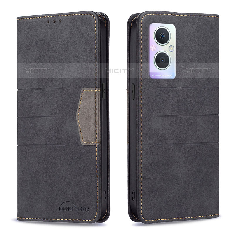 Custodia Portafoglio In Pelle Cover con Supporto B01F per Oppo F21 Pro 5G