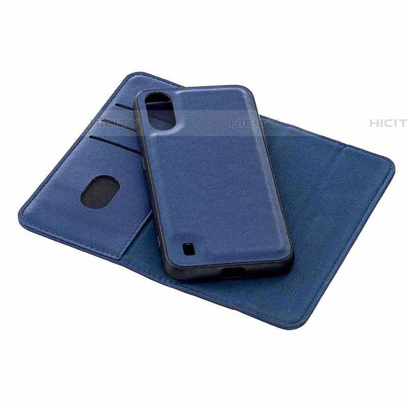 Custodia Portafoglio In Pelle Cover con Supporto B01F per Samsung Galaxy A01 SM-A015