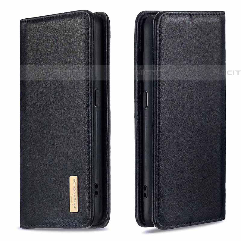 Custodia Portafoglio In Pelle Cover con Supporto B01F per Samsung Galaxy A01 SM-A015 Nero