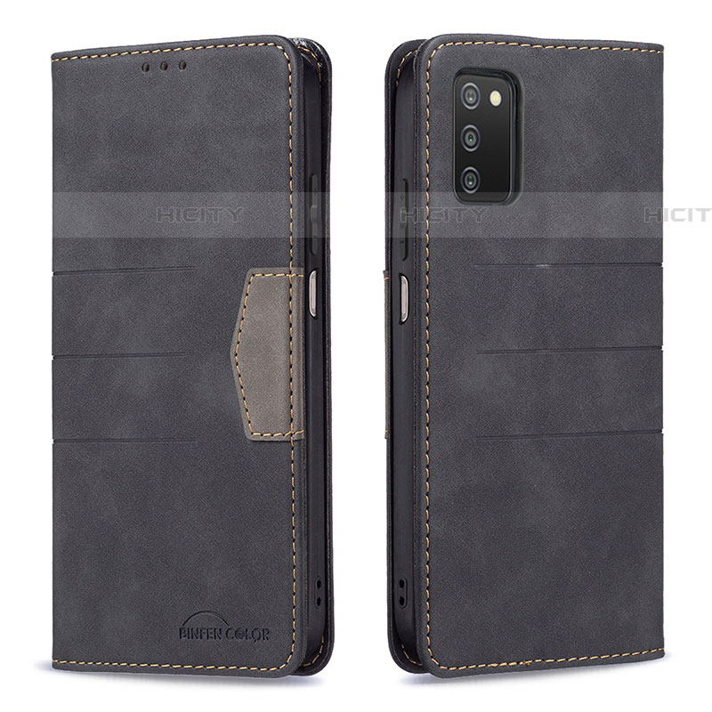 Custodia Portafoglio In Pelle Cover con Supporto B01F per Samsung Galaxy A03s