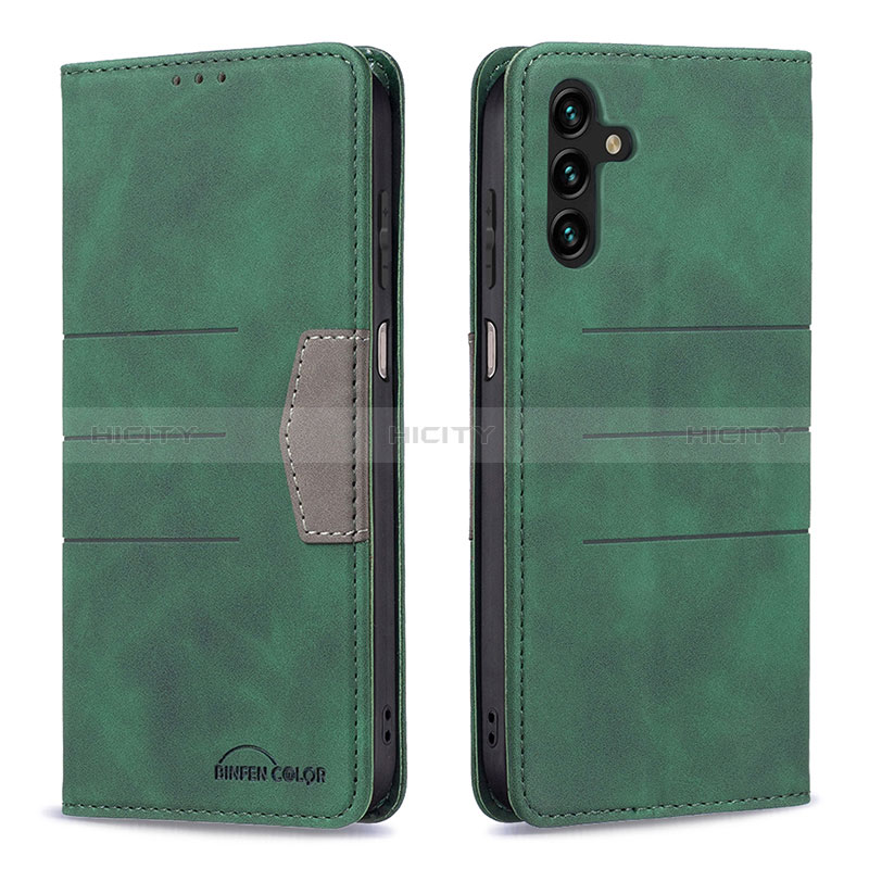 Custodia Portafoglio In Pelle Cover con Supporto B01F per Samsung Galaxy A04s