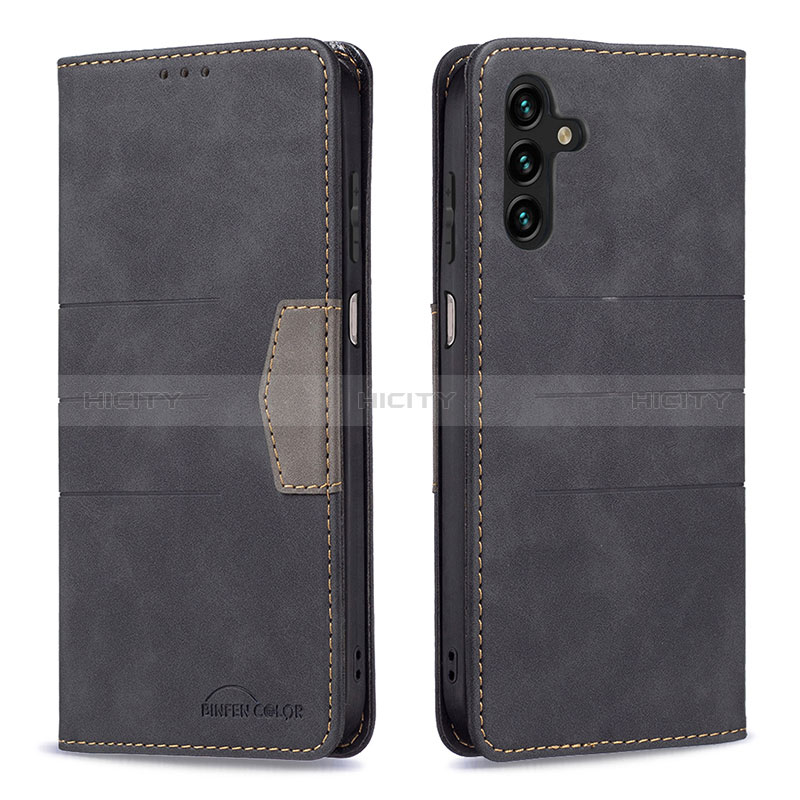 Custodia Portafoglio In Pelle Cover con Supporto B01F per Samsung Galaxy A04s