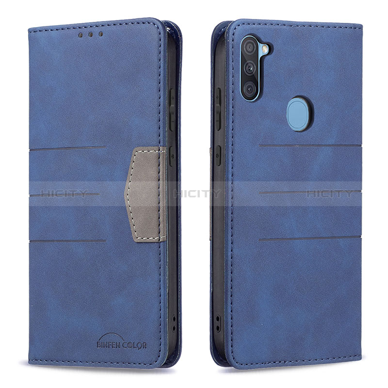 Custodia Portafoglio In Pelle Cover con Supporto B01F per Samsung Galaxy A11