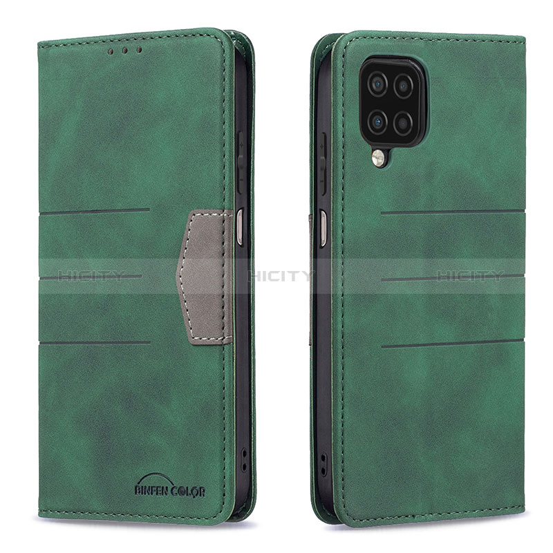 Custodia Portafoglio In Pelle Cover con Supporto B01F per Samsung Galaxy A12