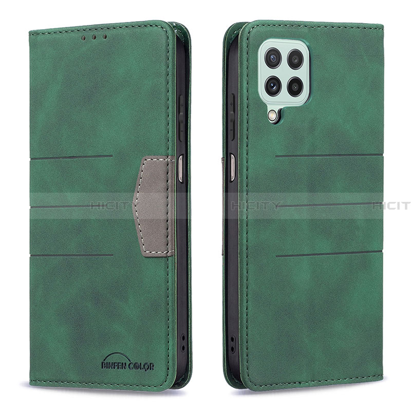 Custodia Portafoglio In Pelle Cover con Supporto B01F per Samsung Galaxy A22 4G