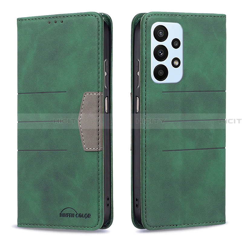 Custodia Portafoglio In Pelle Cover con Supporto B01F per Samsung Galaxy A23 4G