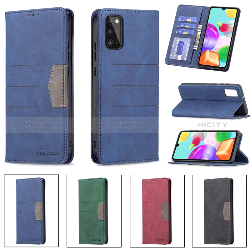 Custodia Portafoglio In Pelle Cover con Supporto B01F per Samsung Galaxy A41