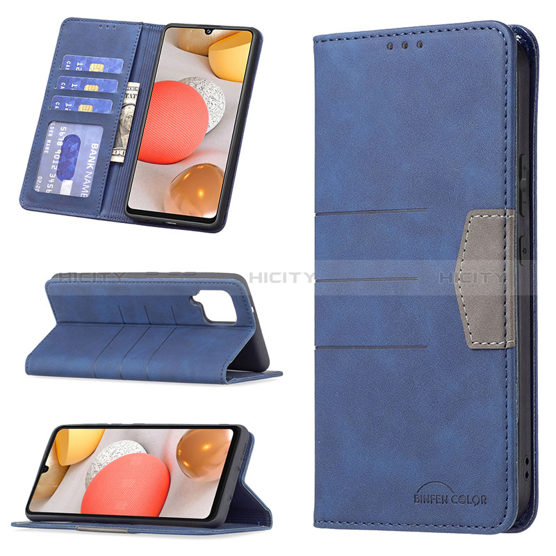 Custodia Portafoglio In Pelle Cover con Supporto B01F per Samsung Galaxy A42 5G