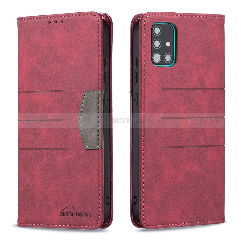 Custodia Portafoglio In Pelle Cover con Supporto B01F per Samsung Galaxy A51 5G