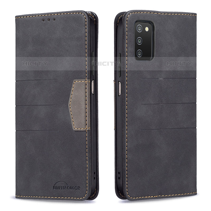 Custodia Portafoglio In Pelle Cover con Supporto B01F per Samsung Galaxy M02s