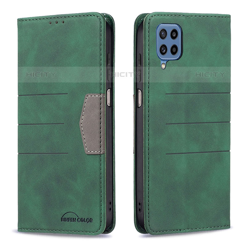 Custodia Portafoglio In Pelle Cover con Supporto B01F per Samsung Galaxy M32 4G