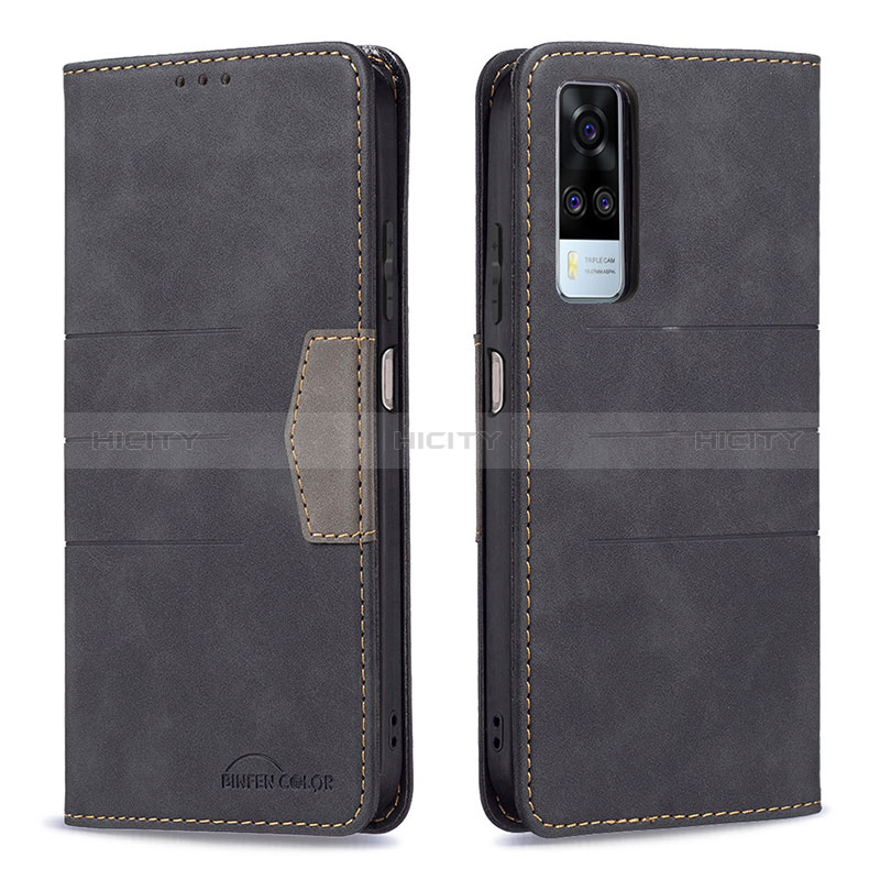 Custodia Portafoglio In Pelle Cover con Supporto B01F per Vivo Y53s NFC