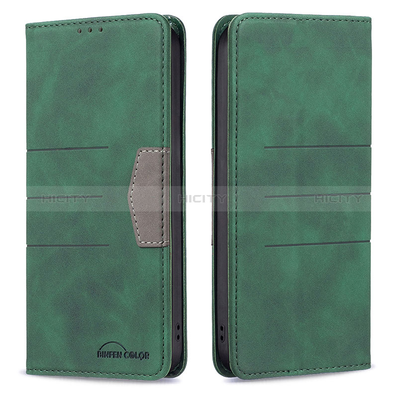 Custodia Portafoglio In Pelle Cover con Supporto B01F per Xiaomi Mi 11i 5G Verde