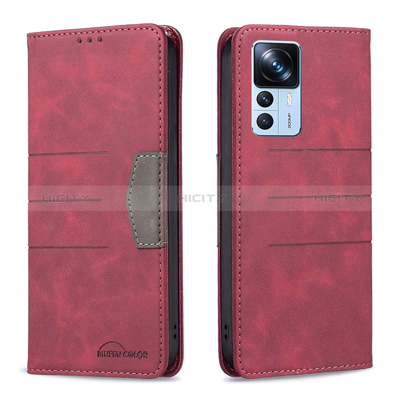 Custodia Portafoglio In Pelle Cover con Supporto B01F per Xiaomi Mi 12T 5G