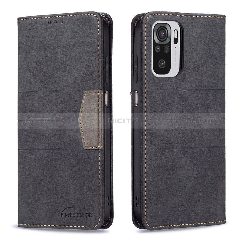 Custodia Portafoglio In Pelle Cover con Supporto B01F per Xiaomi Poco M5S